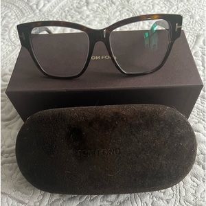 Tom Ford Tortoise eyeglasses with box